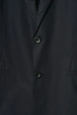 LOCKERER EINREIHIGER BLAZER AUS BAUMWOLLE