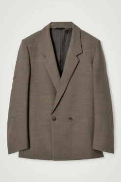 LOCKERER ZWEIREIHIGER BLAZER AUS WOLL-MIX