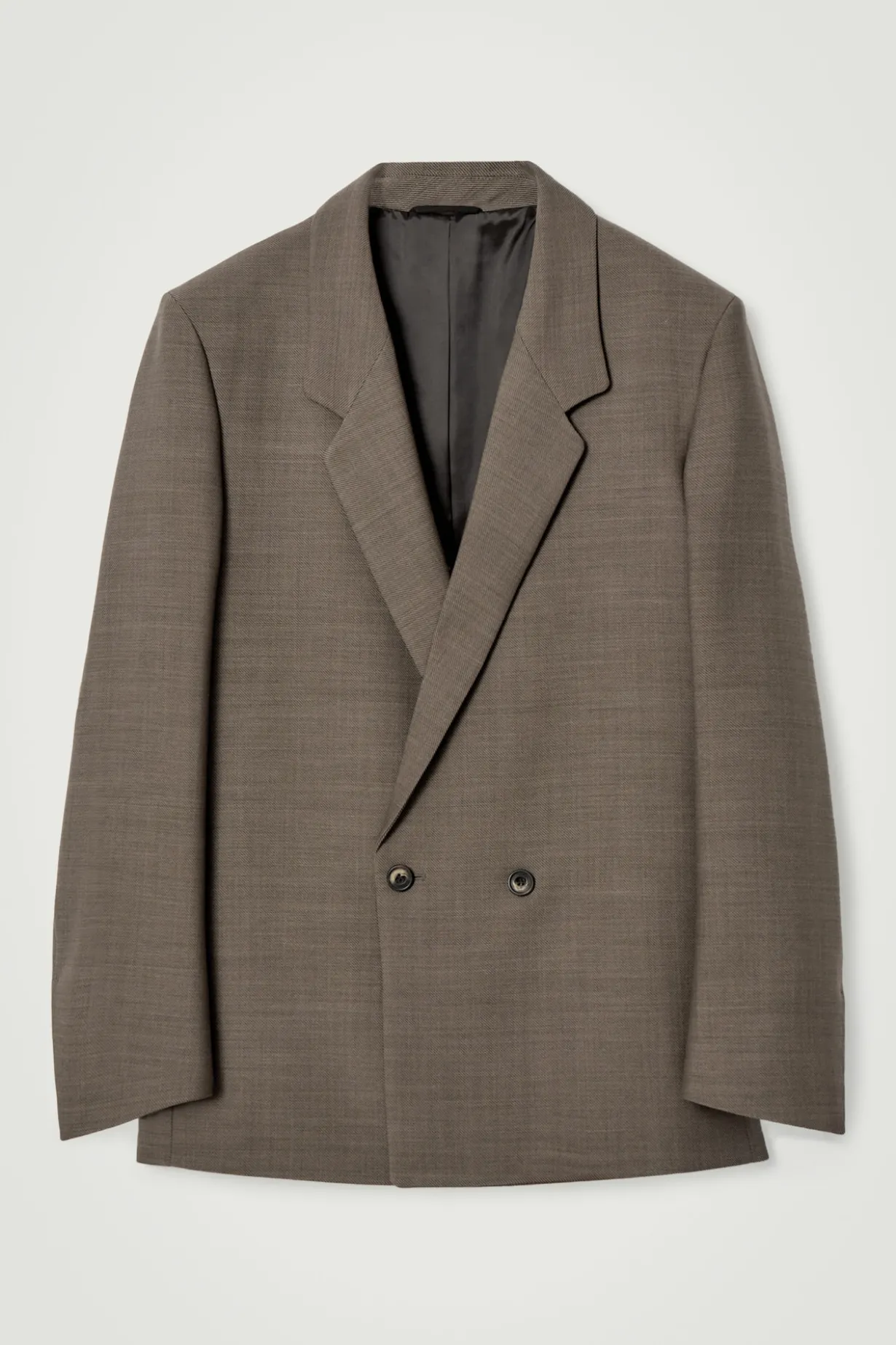 LOCKERER ZWEIREIHIGER BLAZER AUS WOLL-MIX