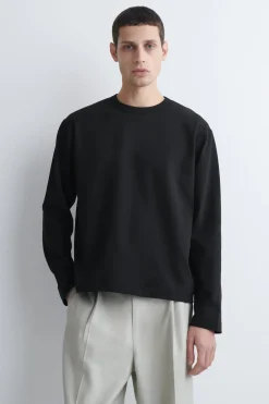 LOCKERES LANGARMSHIRT AUS JERSEY