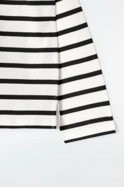 LOCKERES LANGÄRMLIGES POLOSHIRT MIT STREIFEN