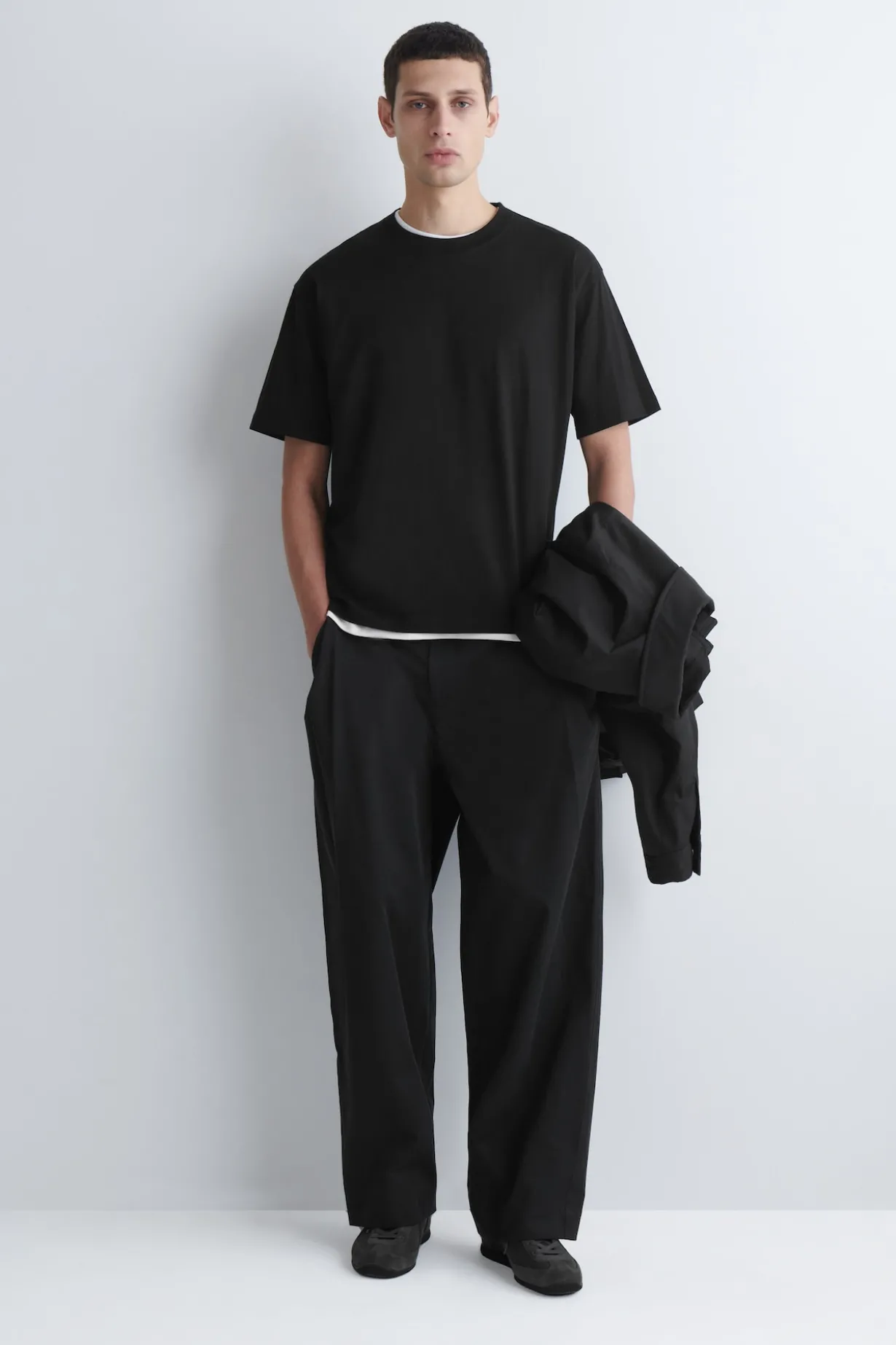 LOCKERES LEICHTES BAUMWOLL-T-SHIRT