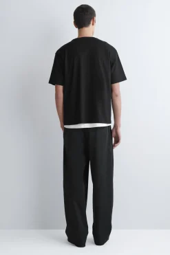 LOCKERES LEICHTES BAUMWOLL-T-SHIRT