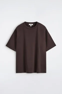 LOCKERES LEICHTES BAUMWOLL-T-SHIRT
