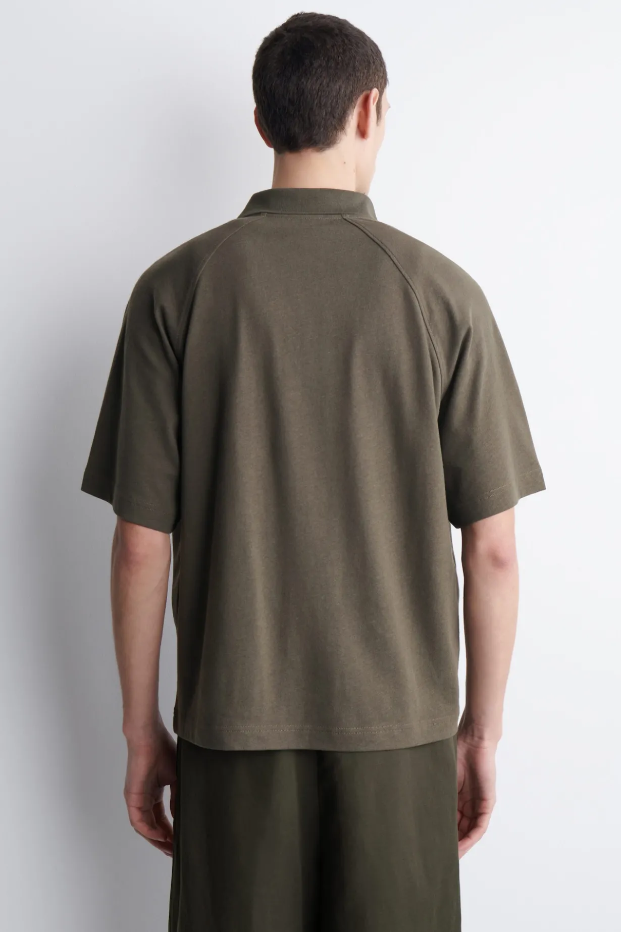 LOCKERES POLOSHIRT AUS BAUMWOLL-LEINEN-MIX