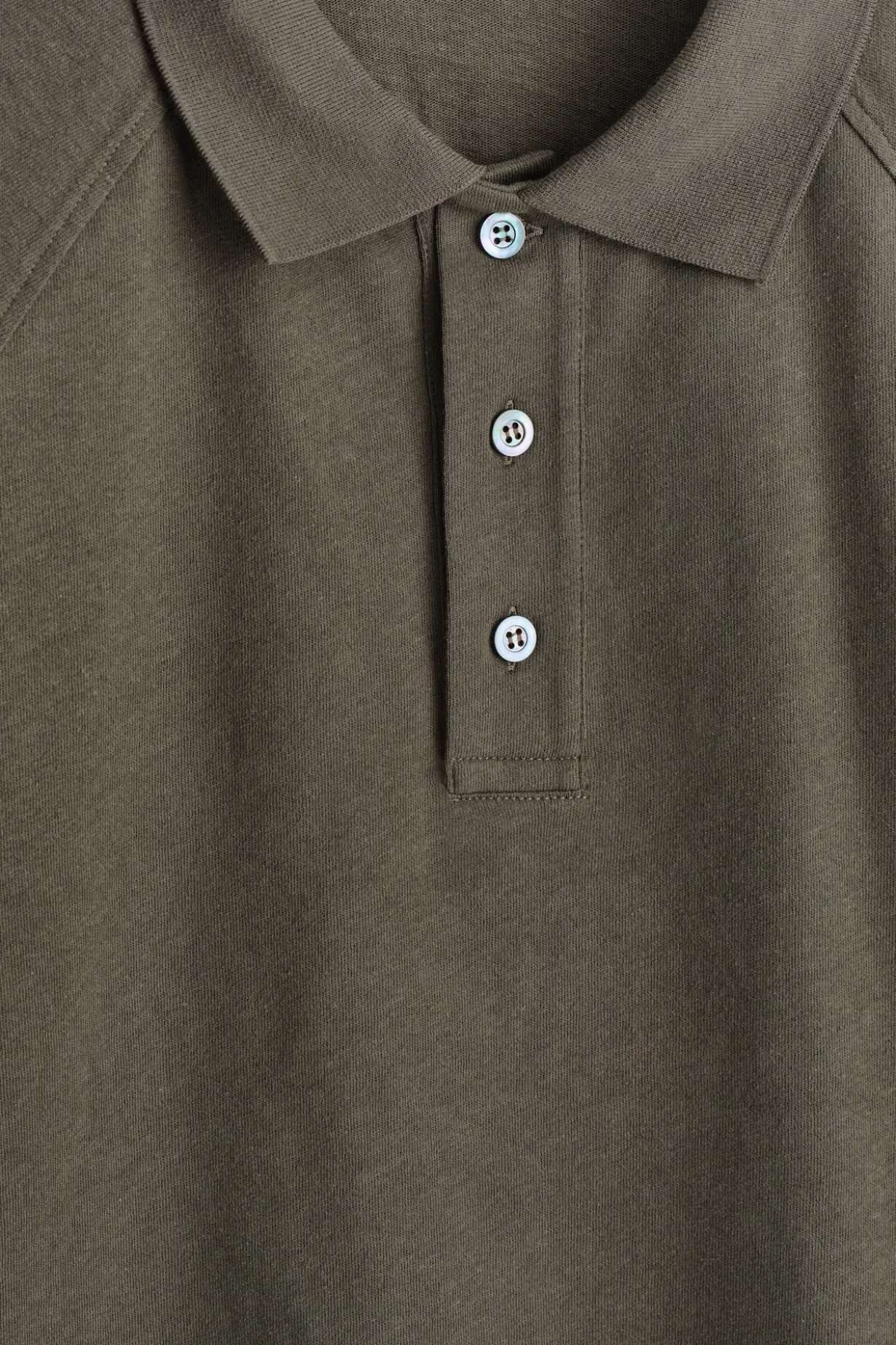 LOCKERES POLOSHIRT AUS BAUMWOLL-LEINEN-MIX