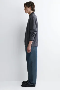 LOCKERES SWEATSHIRT AUS VORGEWASCHENER BAUMWOLLE