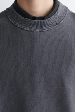 LOCKERES SWEATSHIRT AUS VORGEWASCHENER BAUMWOLLE
