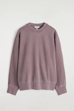 LOCKERES SWEATSHIRT AUS VORGEWASCHENER BAUMWOLLE