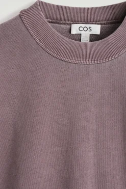 LOCKERES SWEATSHIRT AUS VORGEWASCHENER BAUMWOLLE