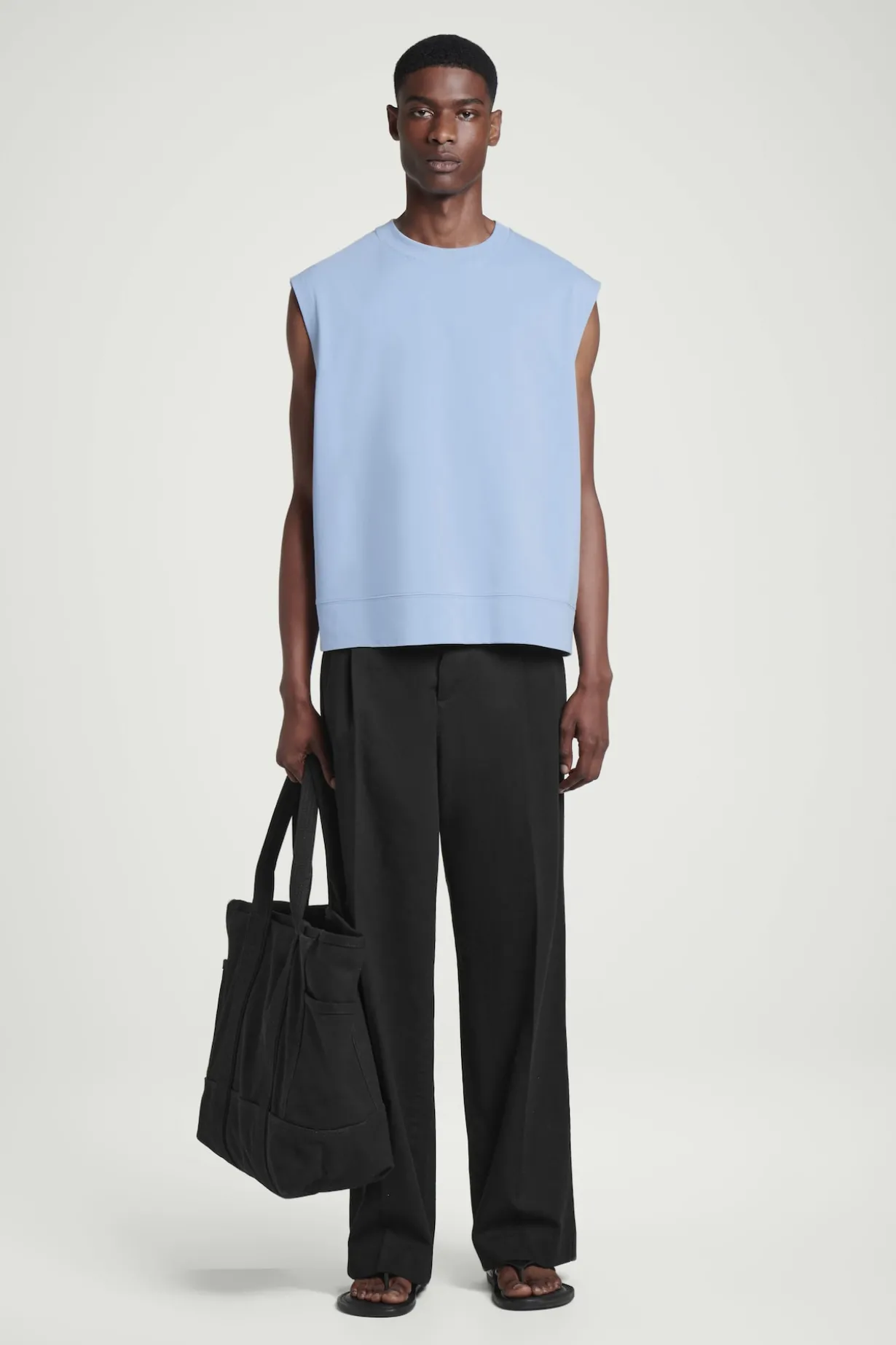 LOCKERES TANKTOP AUS BAUMWOLL-CRÊPE