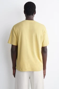 LOCKERES T-SHIRT AUS BAUMWOLL-LEINEN-MIX