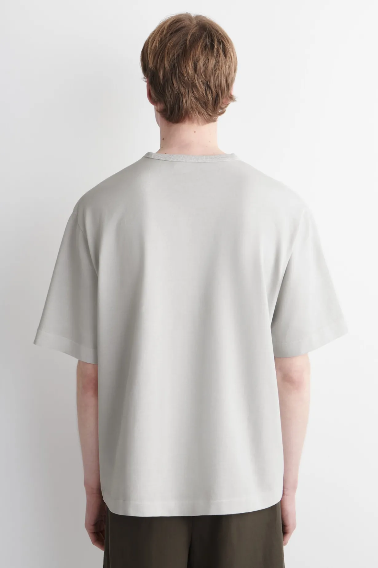 LOCKERES T-SHIRT AUS VORGEWASCHENER BAUMWOLLE