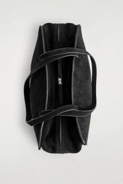 MARAIS BOWLINGTASCHE - VELOURSLEDER
