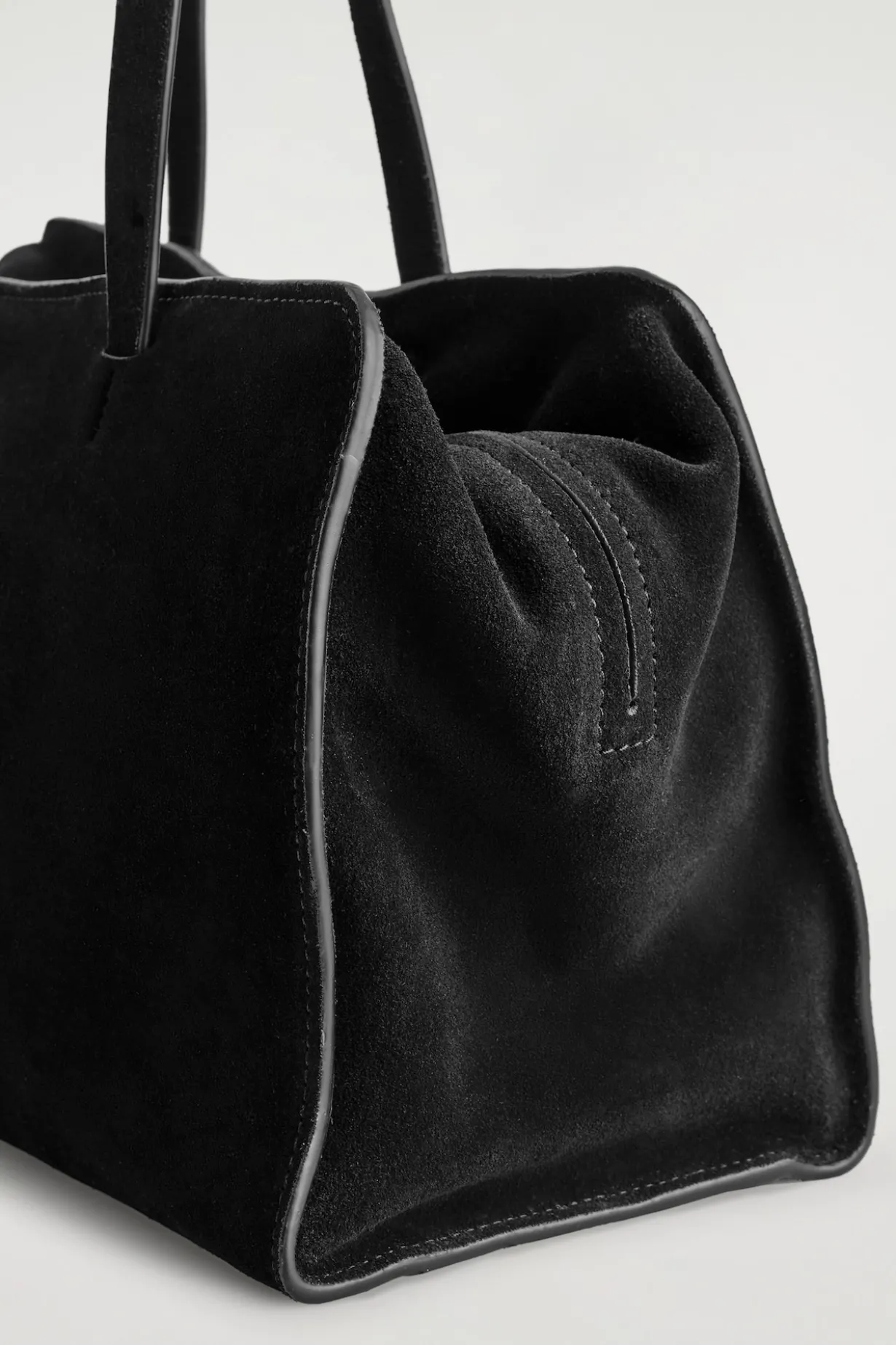 MARAIS BOWLINGTASCHE - VELOURSLEDER