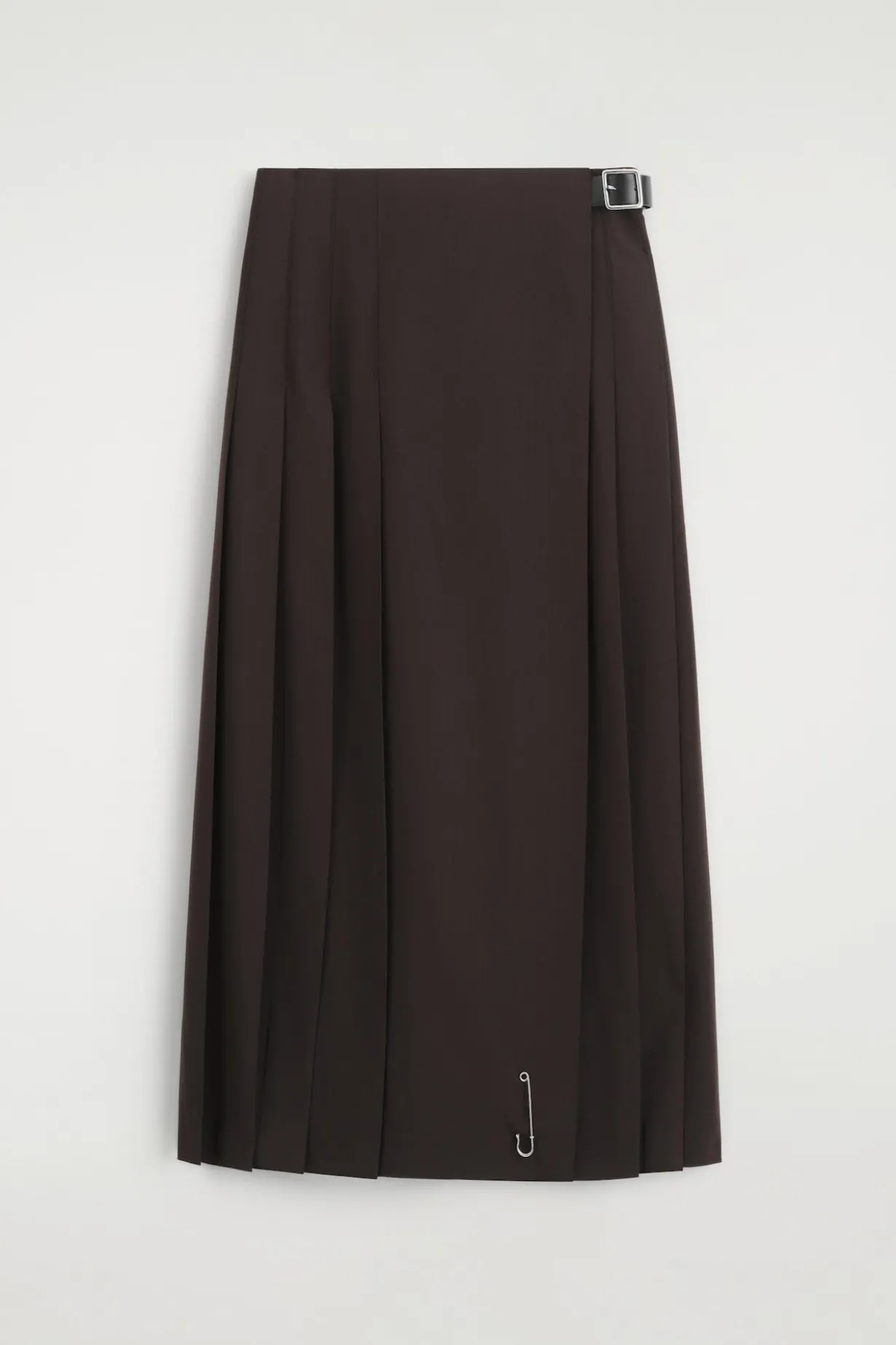 MAXI-KILT AUS WOLL-MIX MIT GÜRTEL