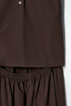 MAXIKLEID AUS BAUMWOLLE MIT RÜCKENAUSSCHNITT