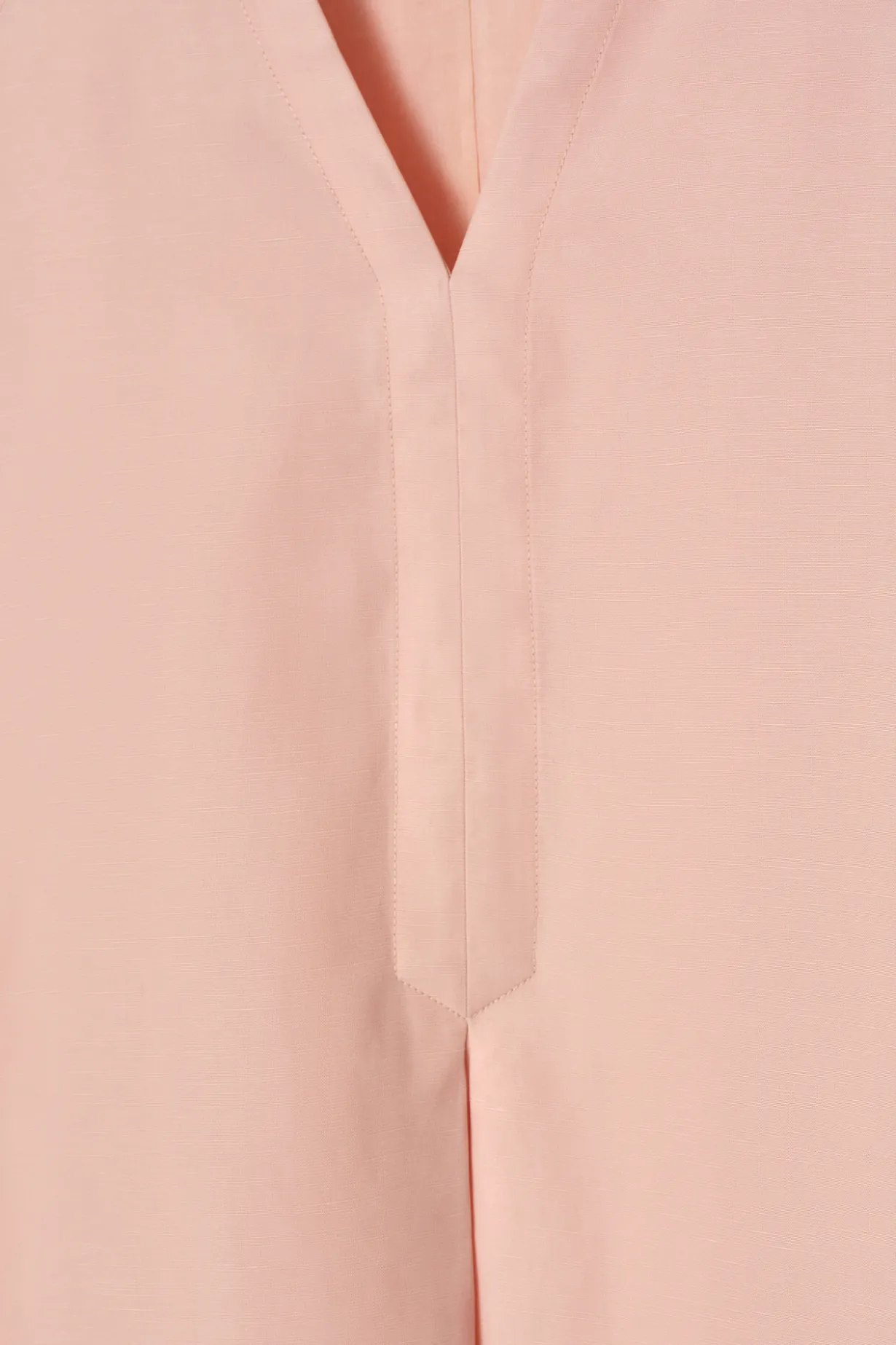MAXIKLEID AUS LEINEN-MIX IN A-LINIE