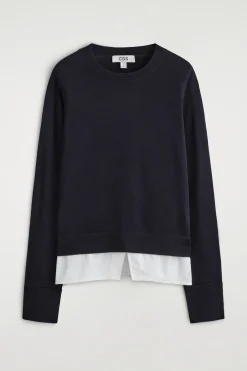 MEHRLAGIGER PULLOVER AUS MERINOWOLLE