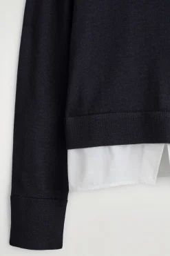 MEHRLAGIGER PULLOVER AUS MERINOWOLLE