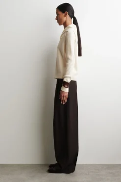 MEHRLAGIGER PULLOVER AUS MERINOWOLLE