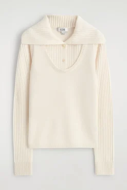 MEHRLAGIGER PULLOVER AUS MERINOWOLLE