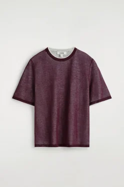 MEHRLAGIGES GESTRICKTES T-SHIRT