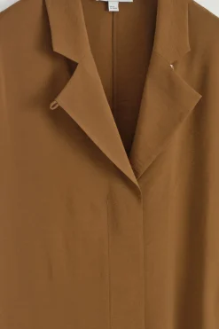 MIDI-HEMDKLEID MIT SEITLICHEM GÜRTEL