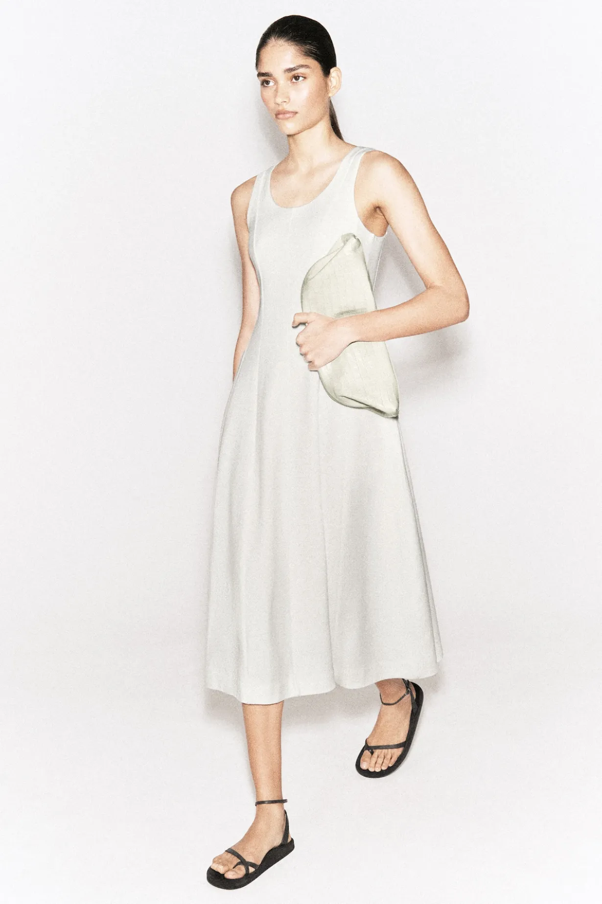 MIDIKLEID AUS BAUMWOLLE