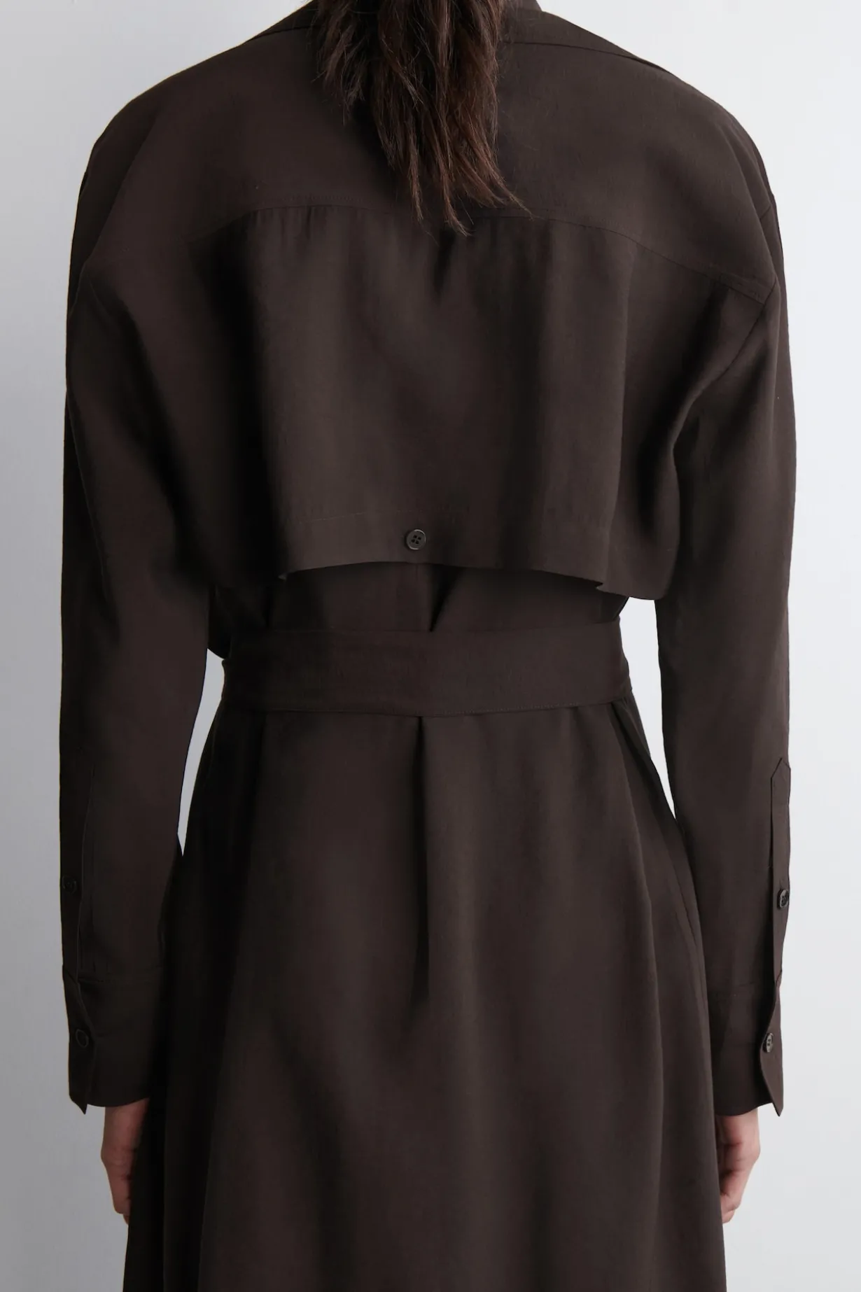 MIDIKLEID AUS MODAL IN WICKELOPTIK