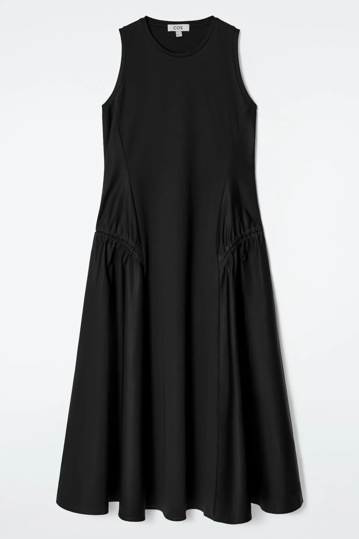 MIDIKLEID MIT SEITLICHEN RAFFUNGEN