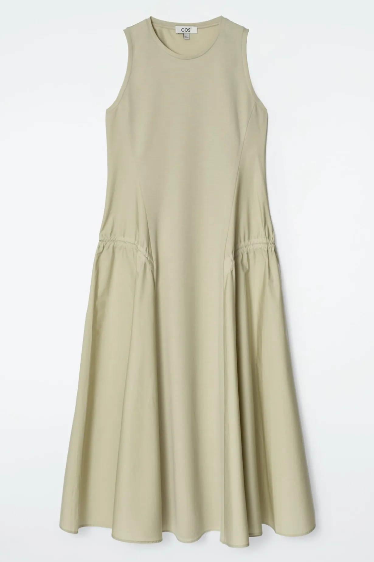 MIDIKLEID MIT SEITLICHEN RAFFUNGEN
