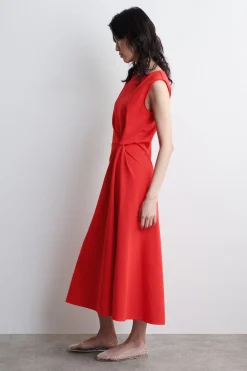 MIDIKLEID MIT TWIST-DETAIL