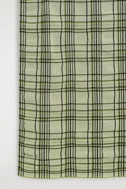MIDIROCK AUS BAUMWOLL-JACQUARD MIT KAROMUSTER