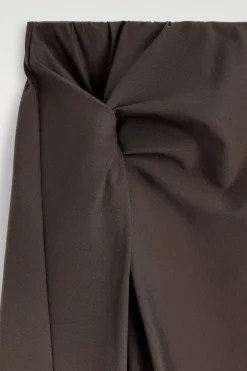 MIDIROCK AUS JERSEY MIT TWIST-DETAIL