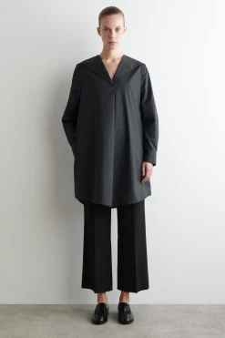 MINIKLEID AUS BAUMWOLLE MIT MATROSENKRAGEN