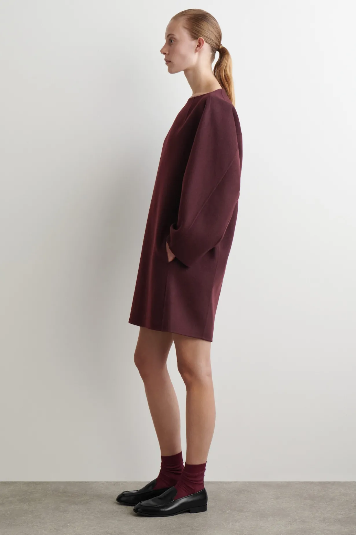 MINIKLEID AUS DOUBLEFACE-WOLLE