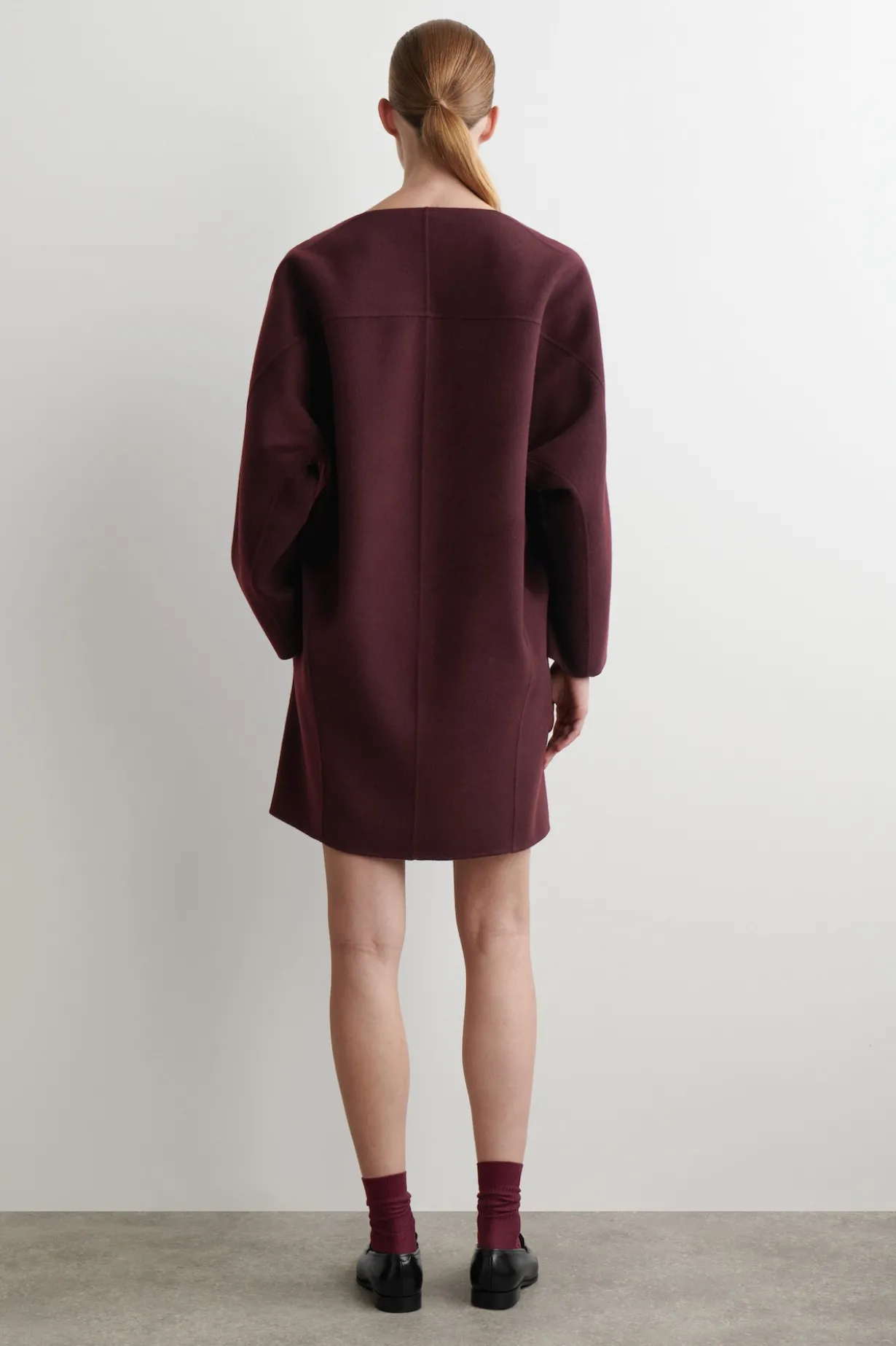 MINIKLEID AUS DOUBLEFACE-WOLLE