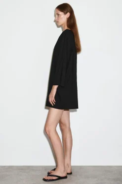 MINIKLEID AUS LEINEN IN A-LINIE