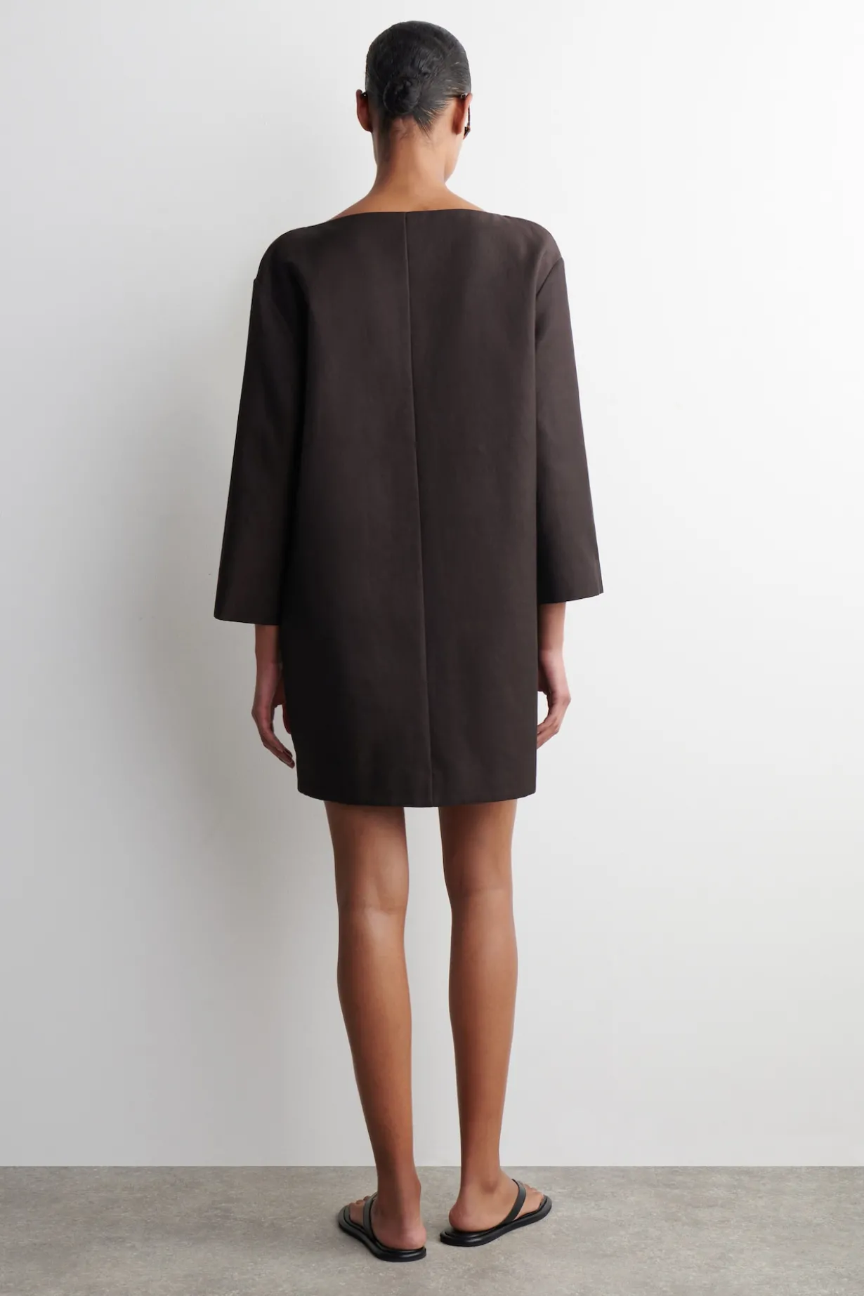 MINIKLEID AUS LEINEN IN A-LINIE