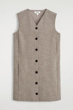 MINIKLEID AUS MERINOWOLLE MIT KNÖPFEN