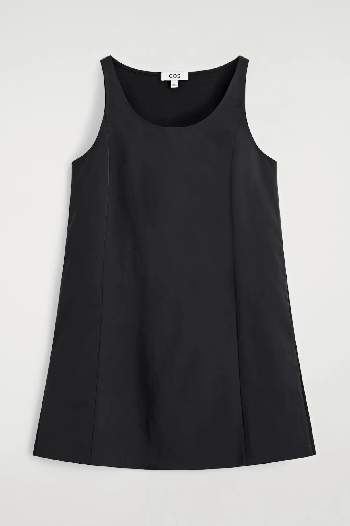MINIKLEID AUS NYLON MIT JERSEYEINSÄTZEN