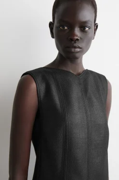 MINIKLEID AUS WOLL-MIX IN METALLIC-OPTIK