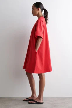 MINIKLEID IN A-LINIE MIT BINDEDETAIL