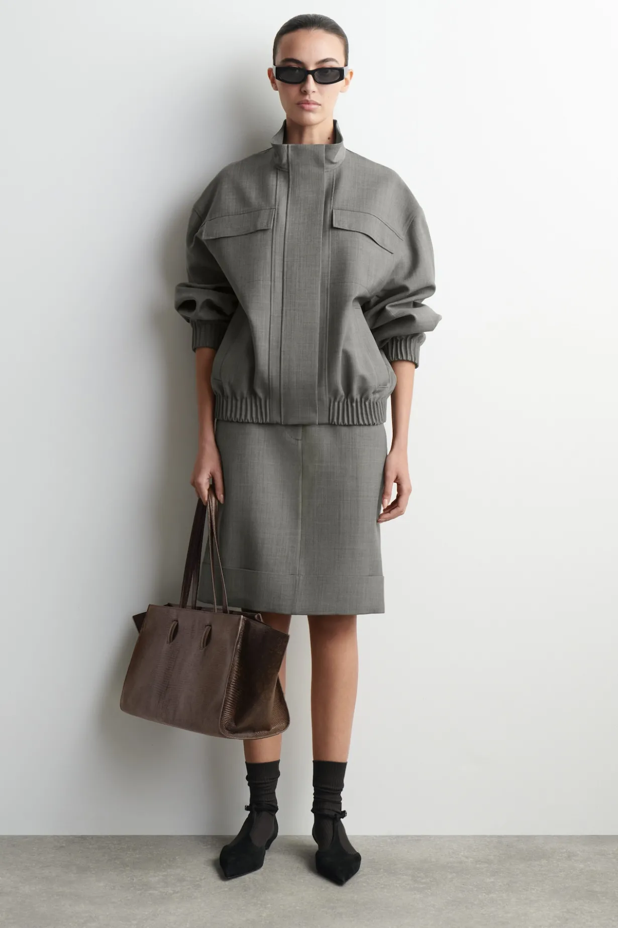 MONUMENT TOTE BAG - LEDER