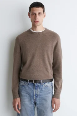 NAHTLOSER KASCHMIRPULLOVER MIT RUNDHALSAUSSCHNITT
