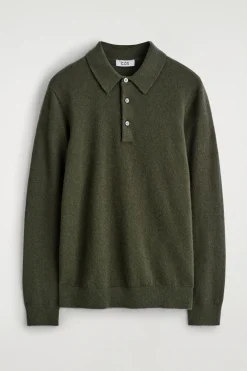 NAHTLOSES POLOSHIRT AUS KASCHMIR