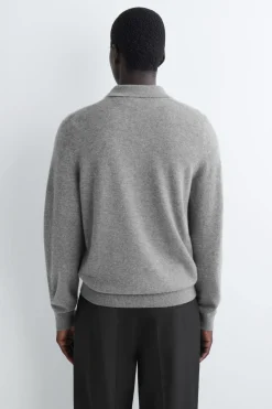 NAHTLOSES POLOSHIRT AUS KASCHMIR