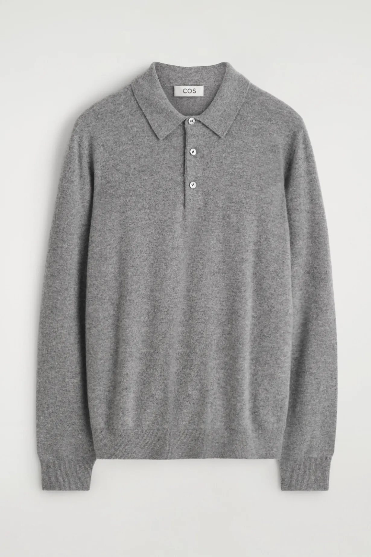 NAHTLOSES POLOSHIRT AUS KASCHMIR
