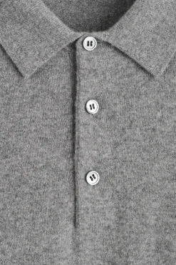 NAHTLOSES POLOSHIRT AUS KASCHMIR